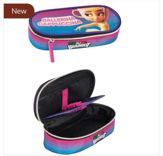 astuccio ovale ballerina cappuccina Brainrot