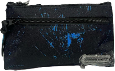Astuccio con 2 zip portapenne tinta unita teen