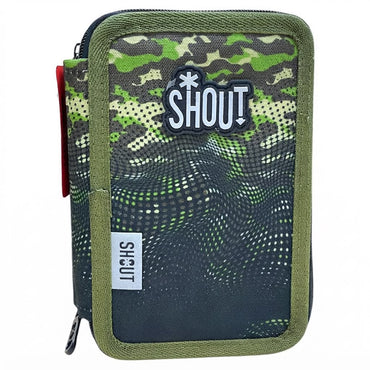 zaino shout più astuccio 3 zip