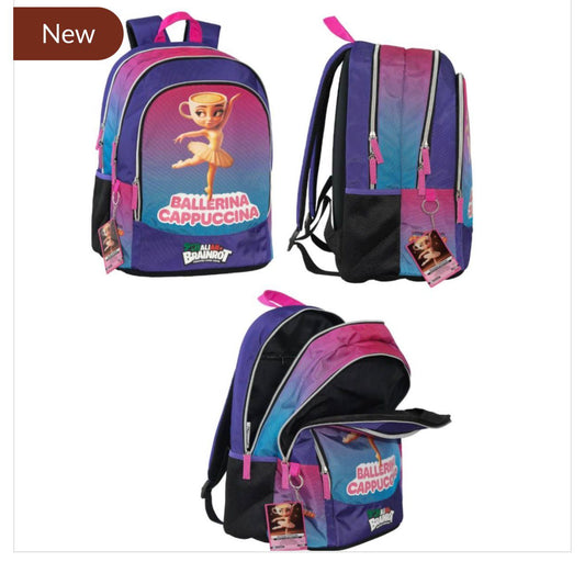 Zaino Linea Brainrot ballerina cappuccina Panini