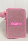 Astuccio 3 zip swipe teen glitter