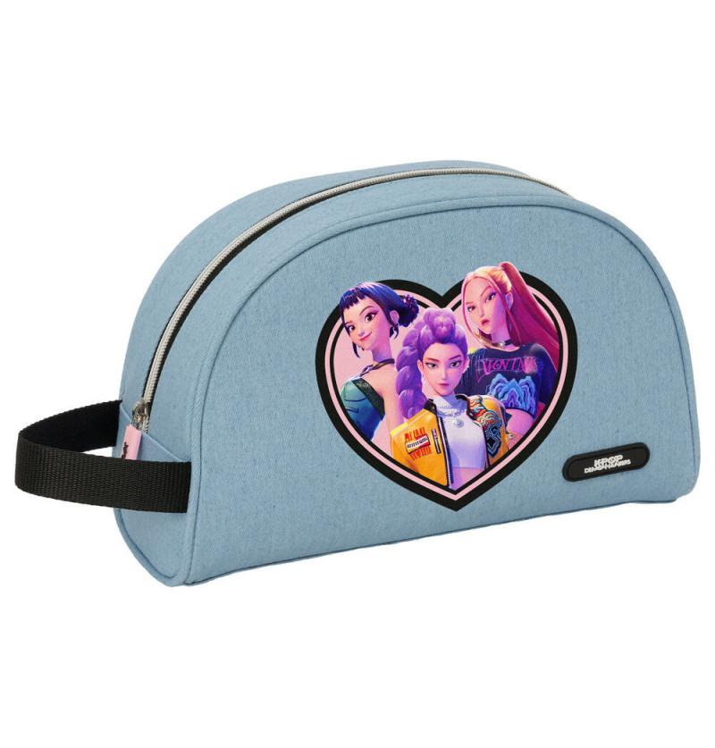 Beauty Case k pop Demon Hunters in denim