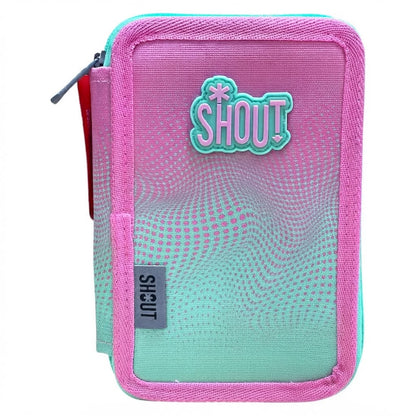 zaino shout più astuccio 3 zip