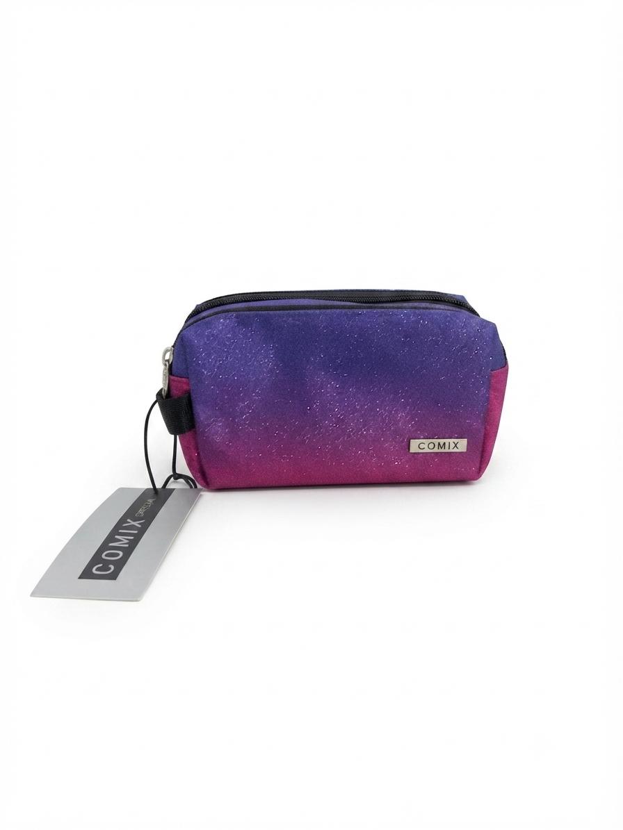 Astuccio 2 zip Sfumato Glitter Comix