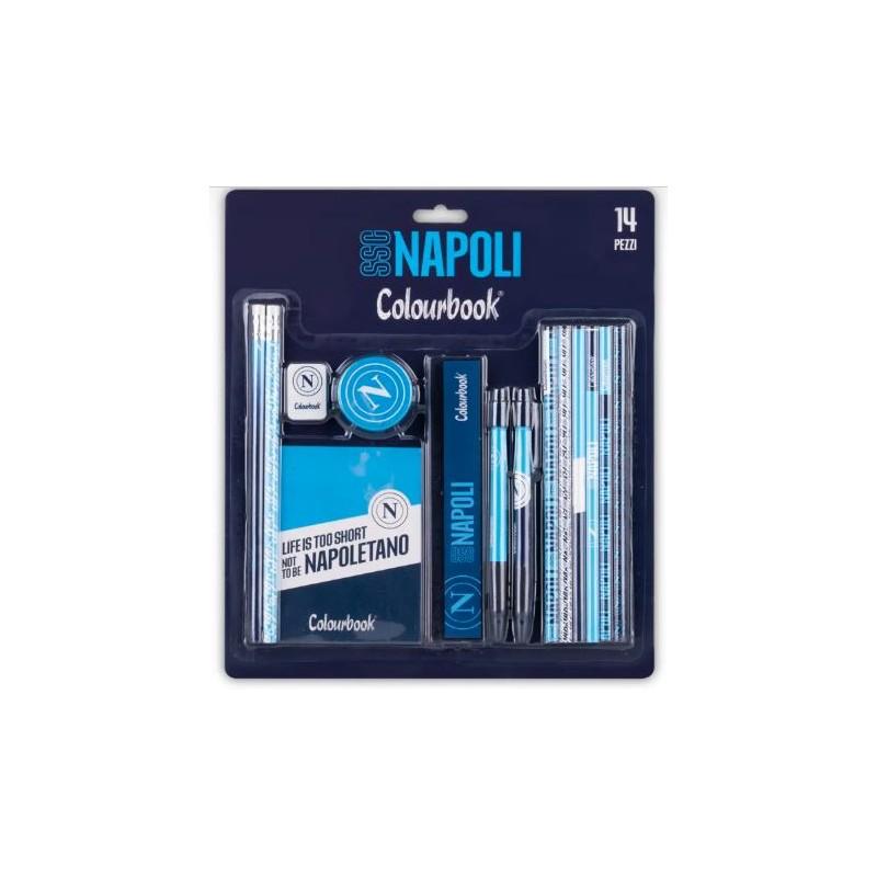 Kit cancelleria SSC Napoli Colourbook