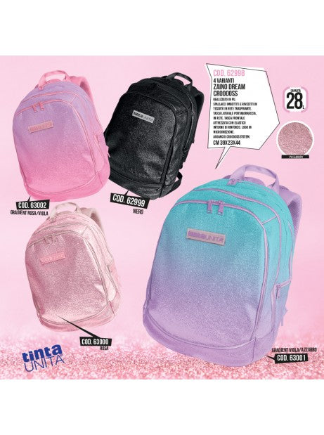 zaino linea tinta unita glamour