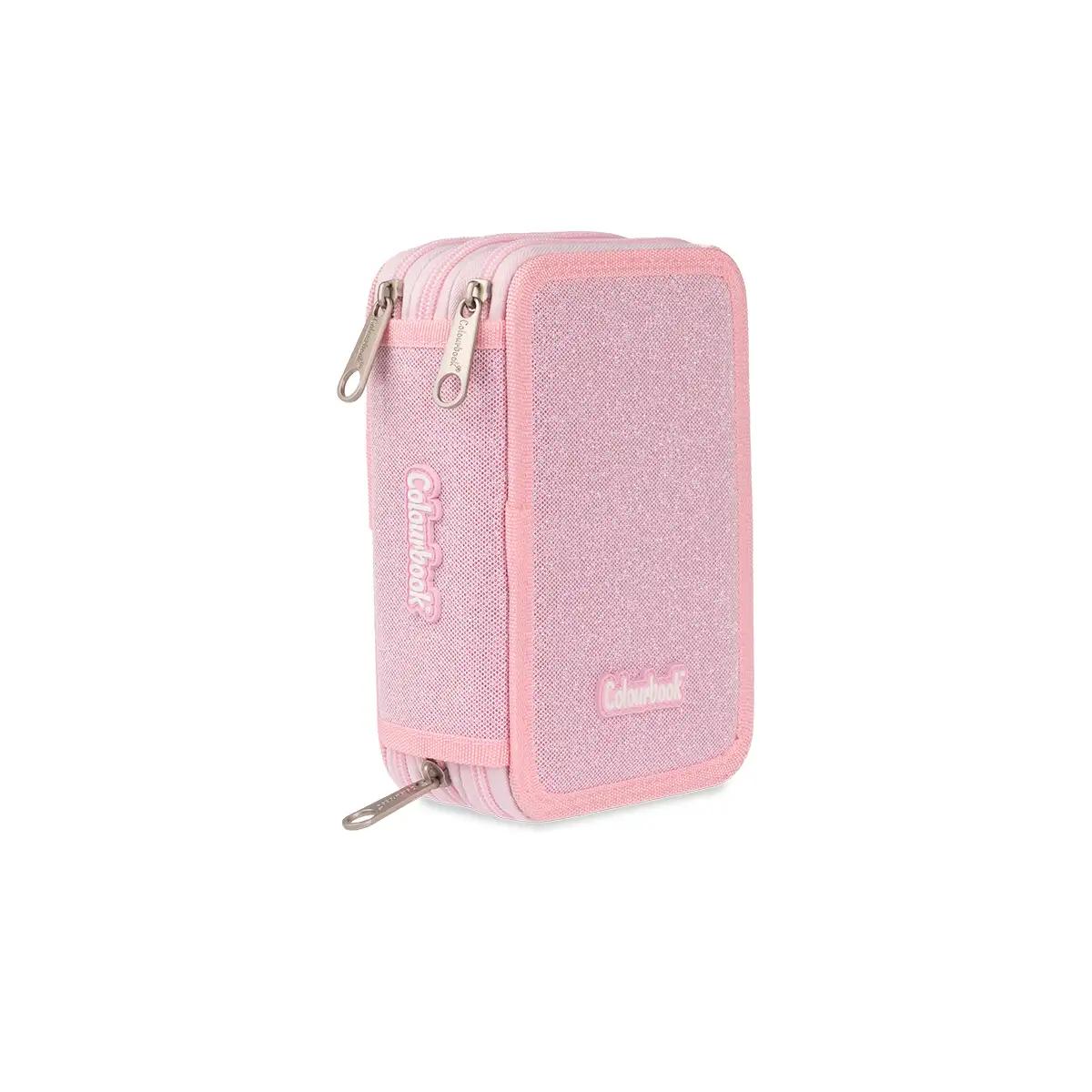 Astuccio 3 zip Glitter Colourbook