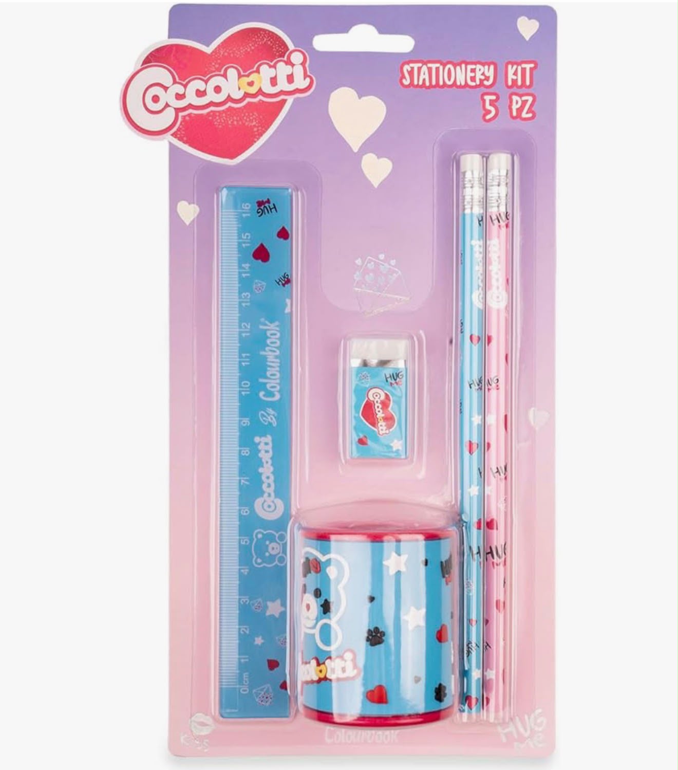 Kit Cancelleria Coccolotti linea Colourbook