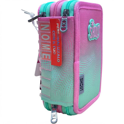 zaino shout più astuccio 3 zip