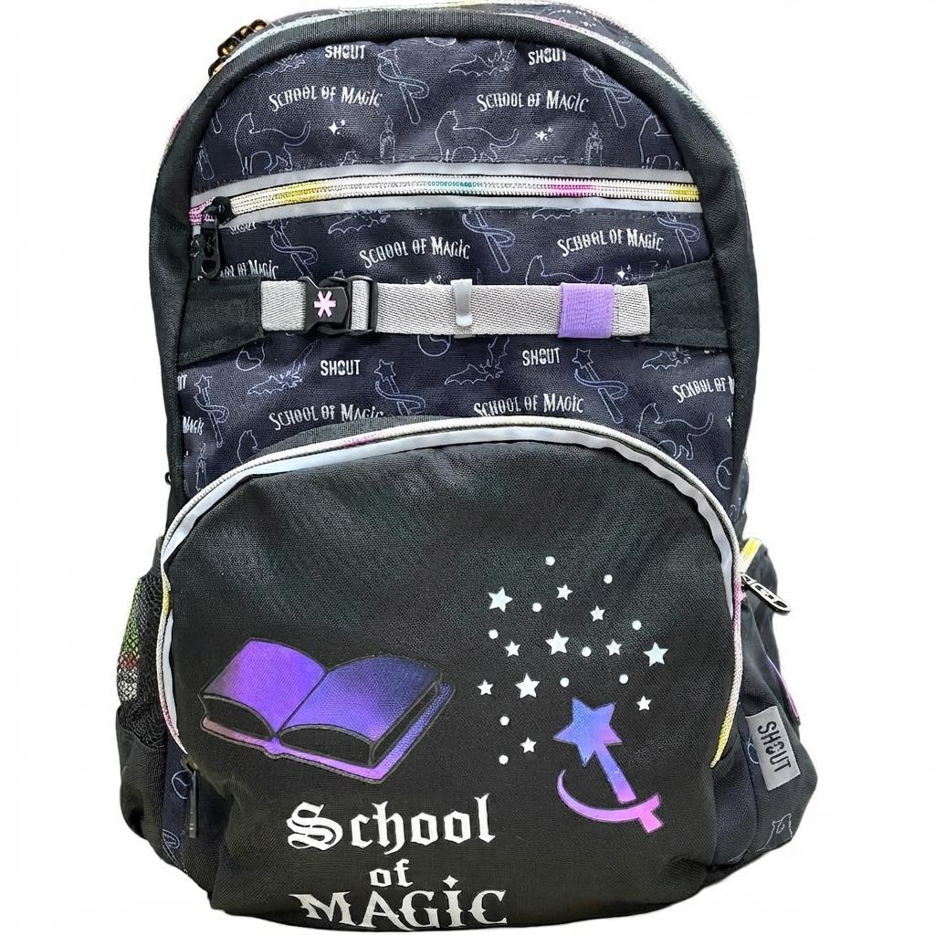 zaino shout piu astuccio 3 zip Scholl Magic