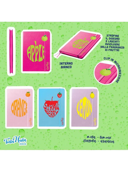 Notebook  profumato tinta unita juice