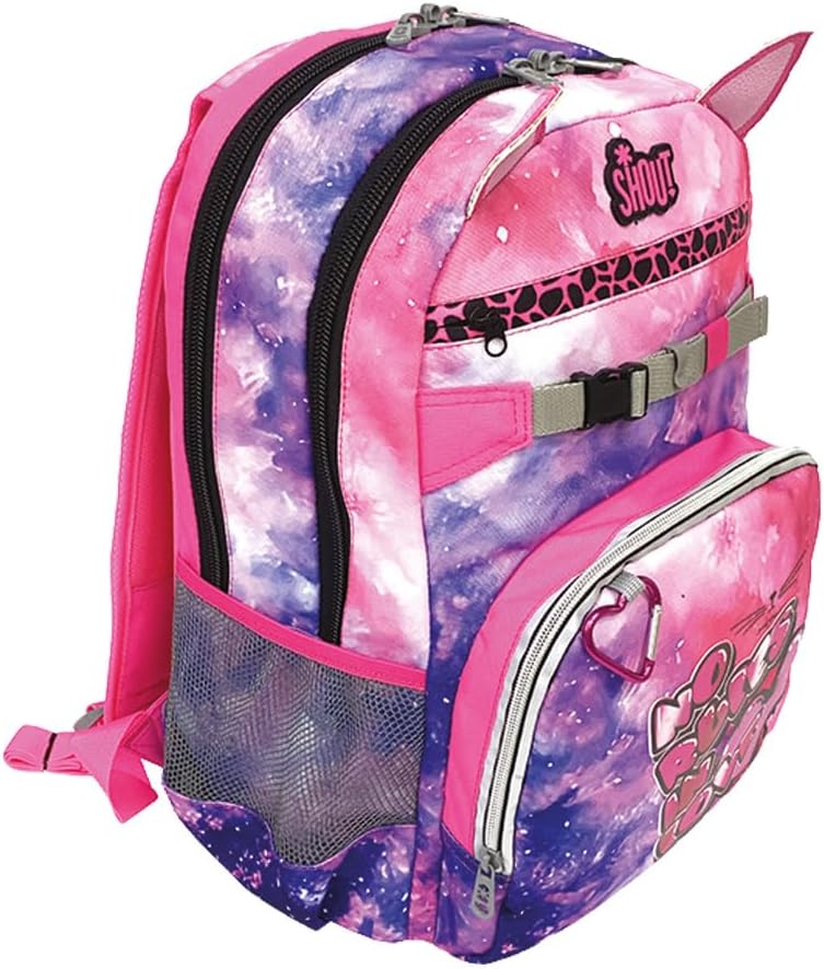 zaino shout  con  astuccio 3 zip