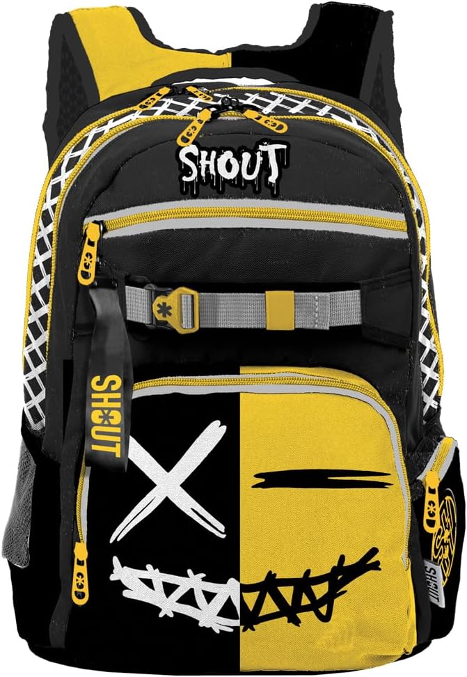 zaino shout  piu astuccio 3 zip
