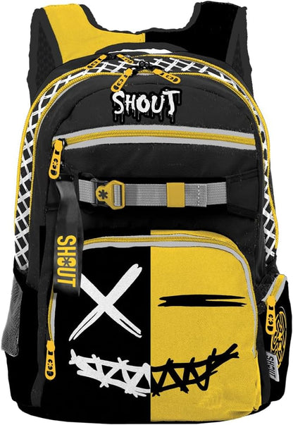 zaino shout  piu astuccio 3 zip
