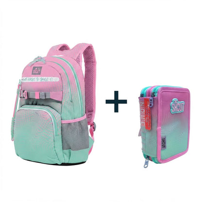 zaino shout più astuccio 3 zip