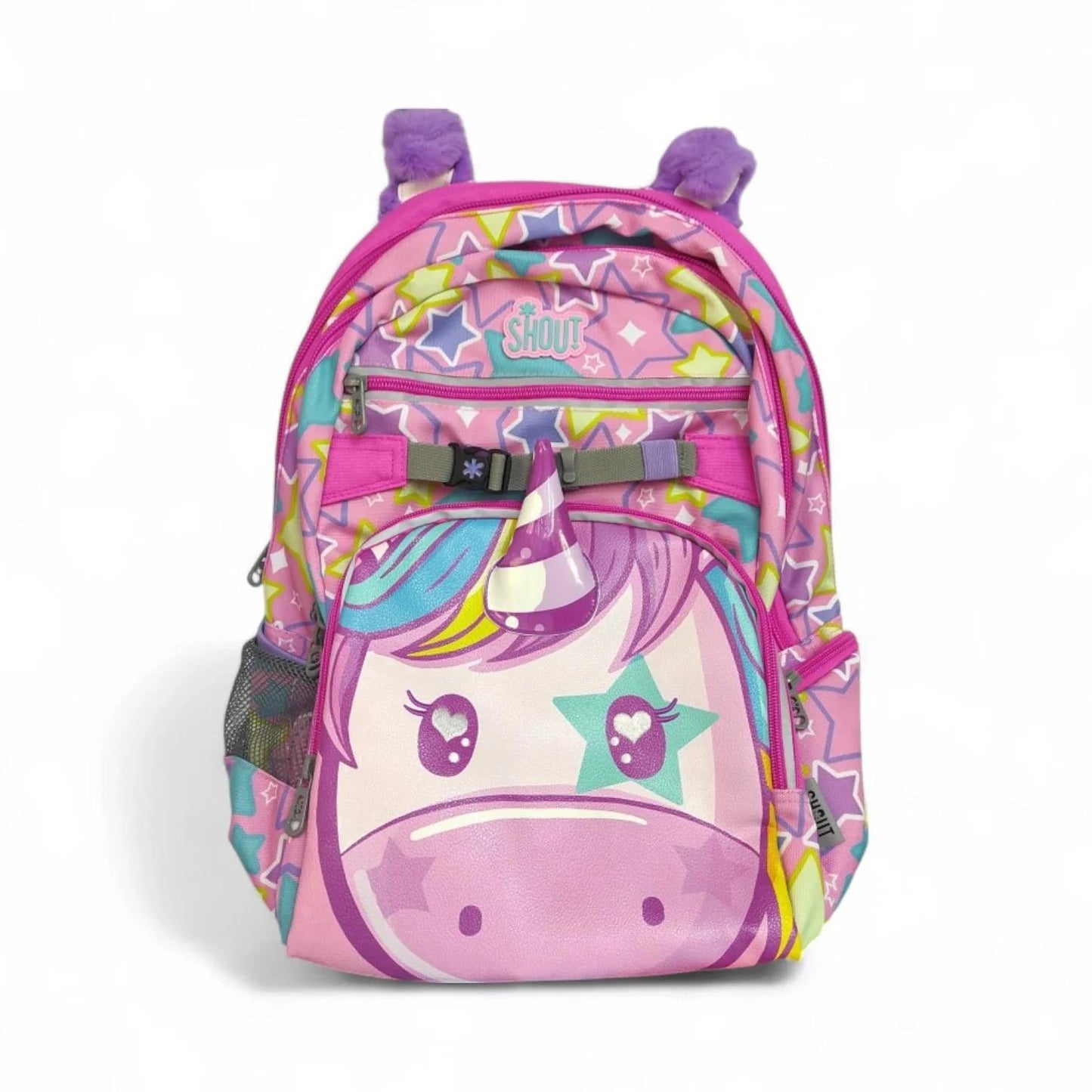 zaino shout unicorno più astuccio 3 zip