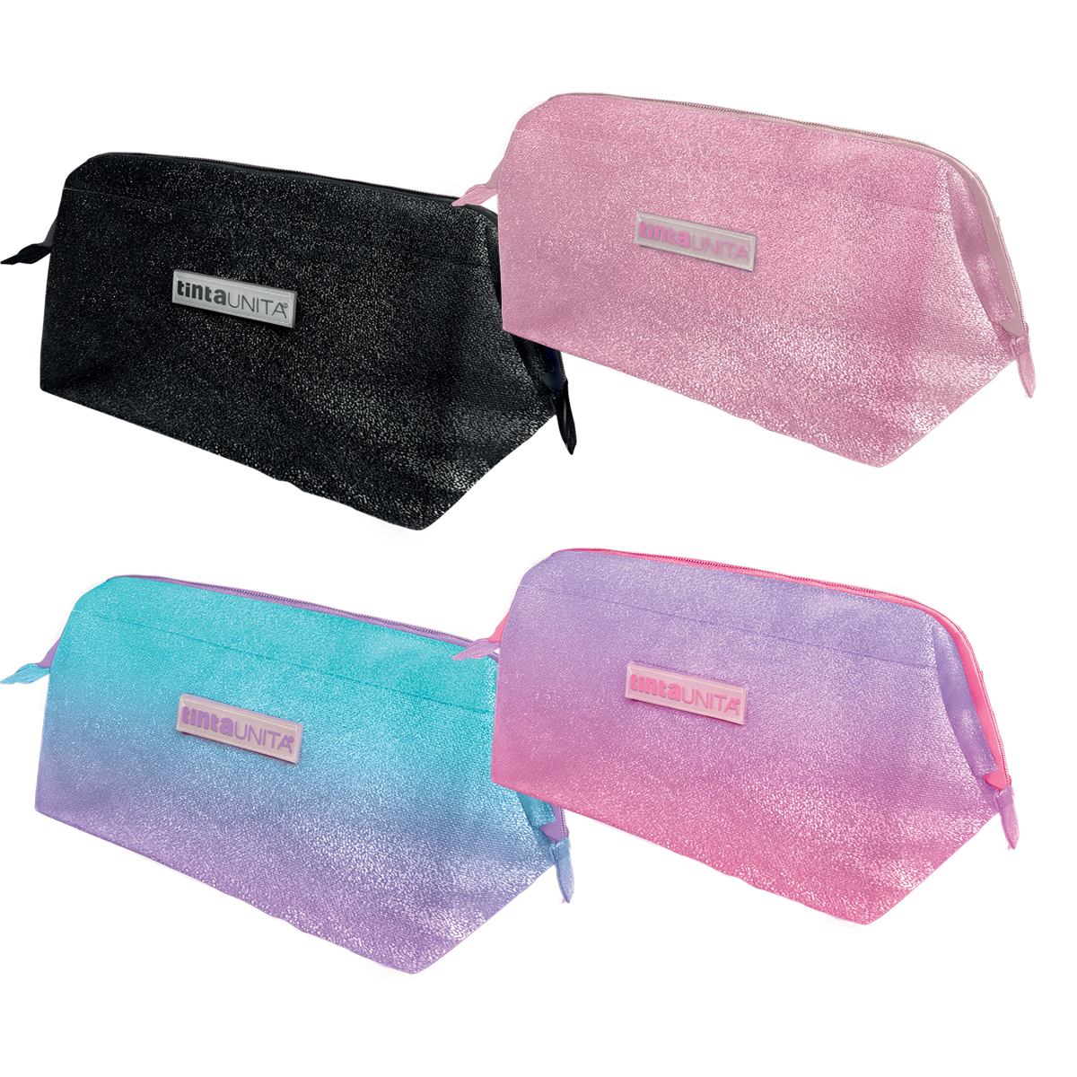 astuccio triangolare linea tinta unita glamour