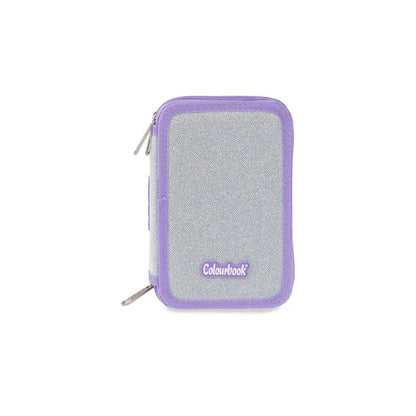 Astuccio 3 zip Glitter Colourbook