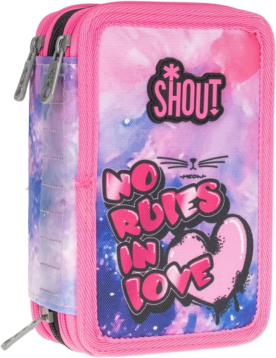 zaino shout  con  astuccio 3 zip