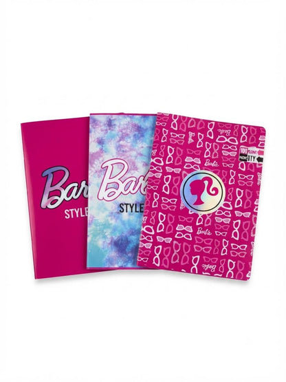 Quadernoni Barbie con 3 grafiche confezione da 12 pz
