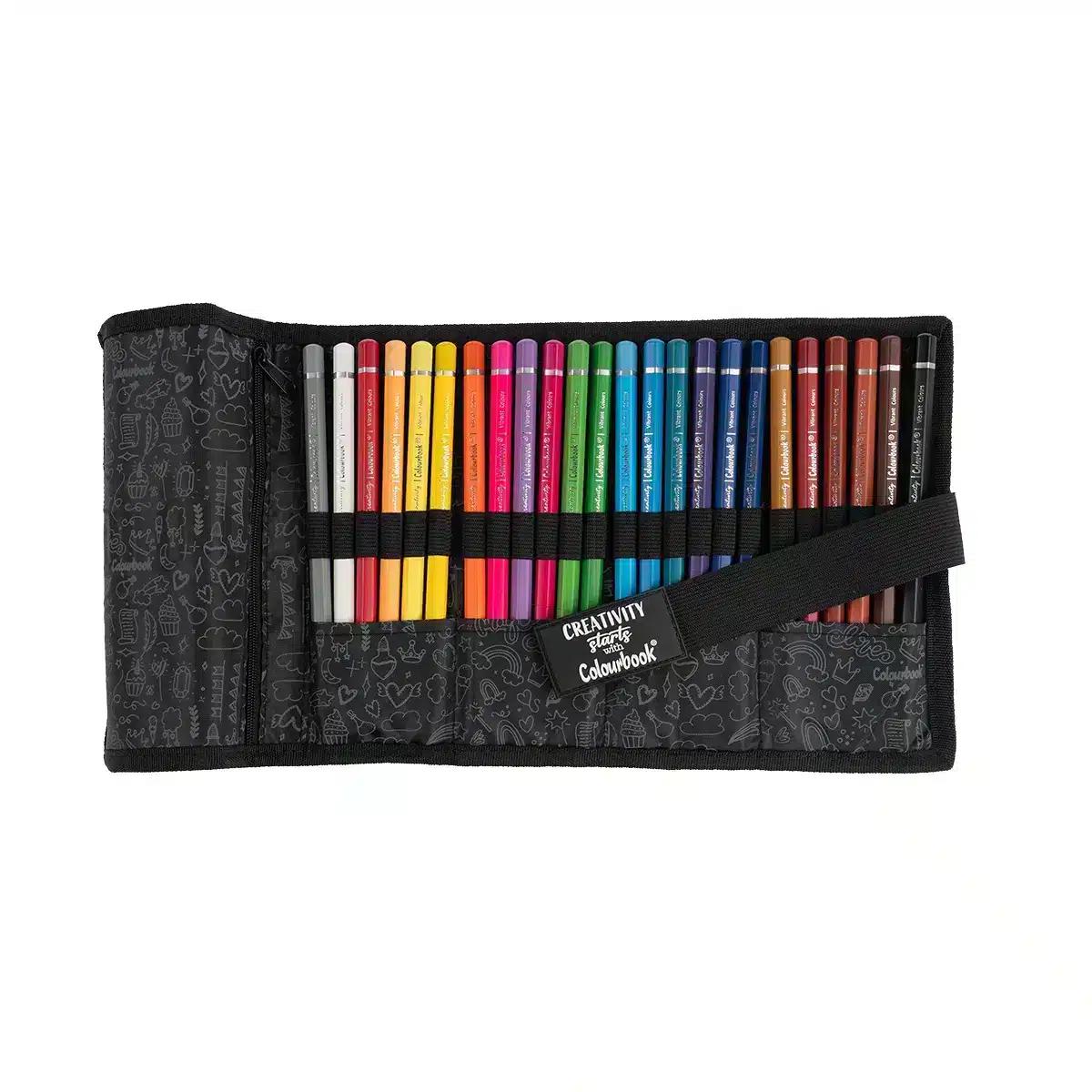Astuccio Roll up Glitter linea Colourbook
