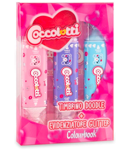 Kit 3 evidenziatori Coccolotti linea Colourbook