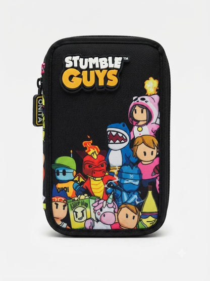 Astuccio 3 zip Stumble Guys  Tinta unita