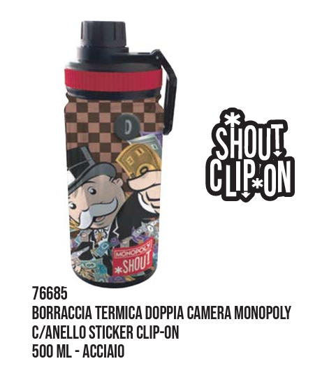 Borraccia linea shout Monopoli