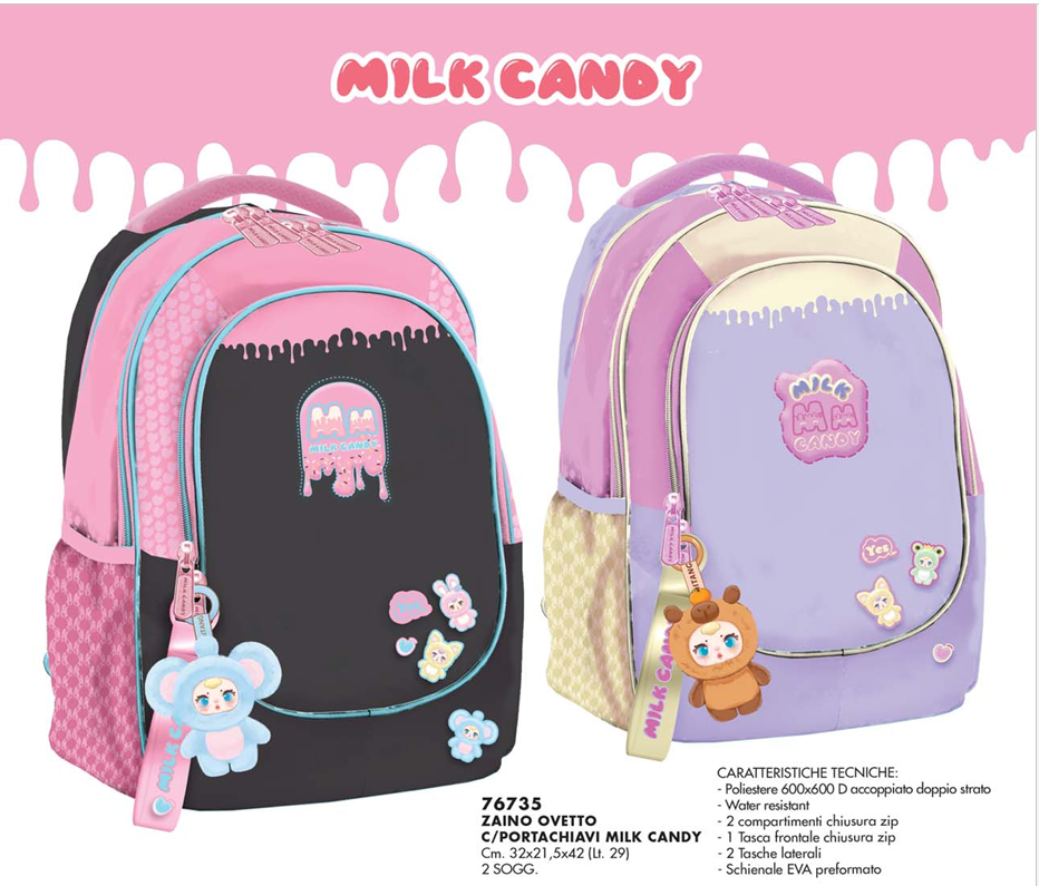 zaino linea Maricart Milk Candy
