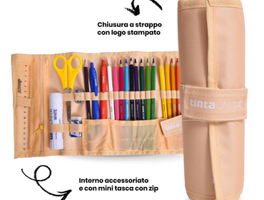 Astuccio roll up free time tinta unita