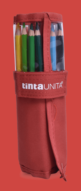 astuccio Roll up pastelli tinta unita