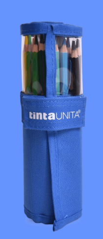 astuccio Roll up pastelli tinta unita