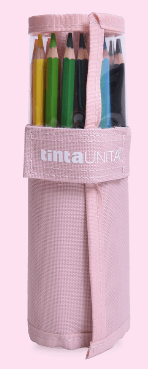 astuccio Roll up pastelli tinta unita
