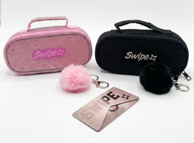 astuccio bauletto ovale linea swipe teen glitter