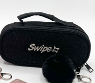 astuccio bauletto ovale linea swipe teen glitter