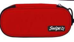 Astuccio bauletto ovale linea swipe