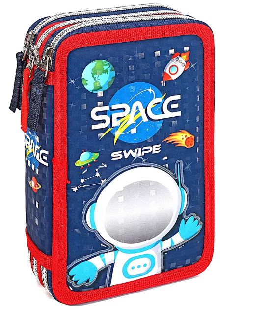 astuccio 3 zip linea swipe space