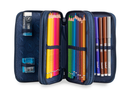 astuccio 3 zip Napoli linea colourbook