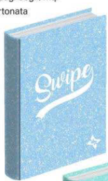 diaro 12 mesi non datato linea swipe teen glitter