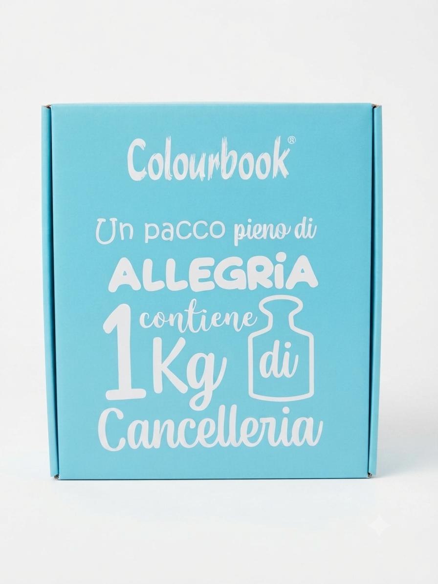 Box da 1kg di cancelleria Colourbook