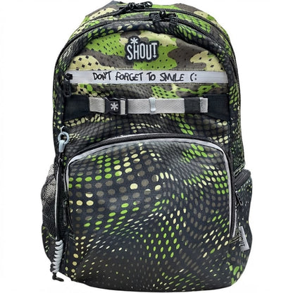 zaino shout più  astuccio  3 zip