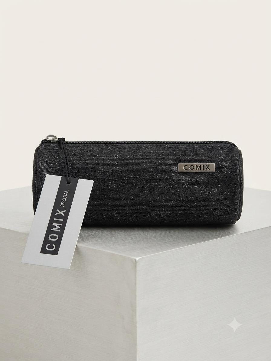 Astuccio Tombolino Comix special in denim brillantinato