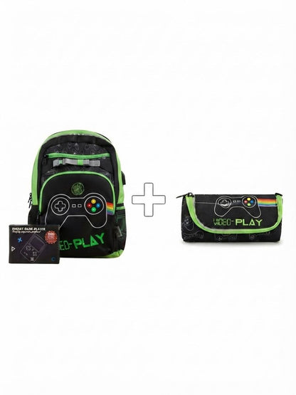 Zaino shout play con gioco e astuccio ovale