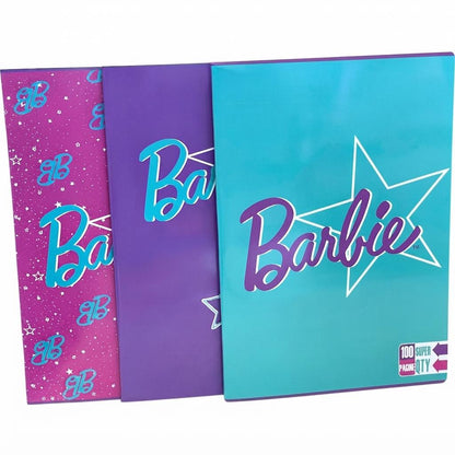 Quaderno Barbie   con 3 grafiche confezione da 12 pz
