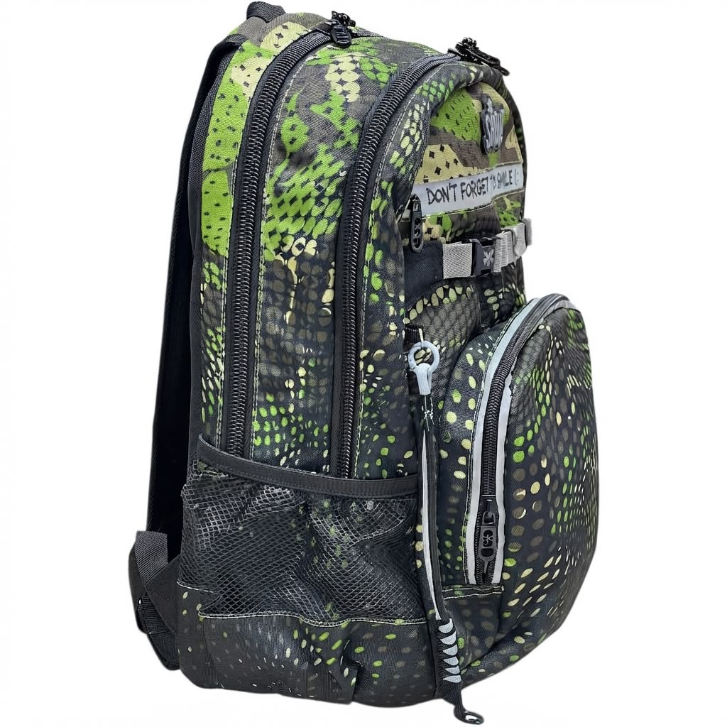 zaino shout più  astuccio  3 zip