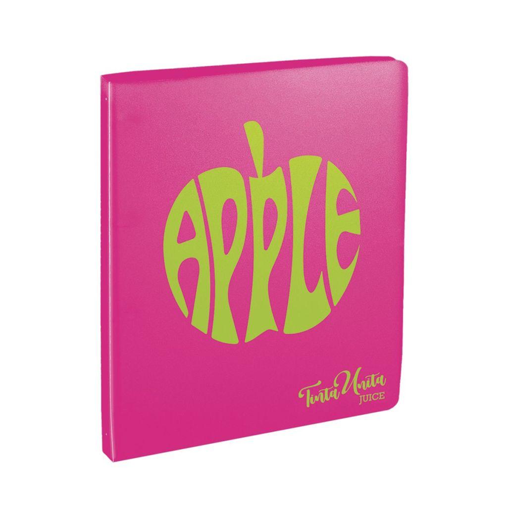 copertina ad anelli profumata linea  tinta unita juice