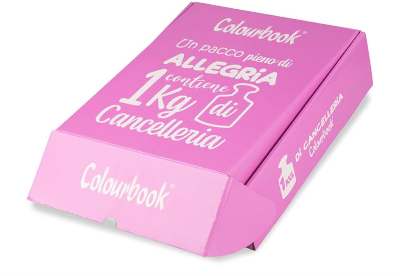 Box da 1kg di cancelleria Colourbook