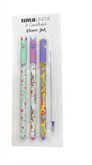 Set 3 penne cancellabili Tinta Unita
