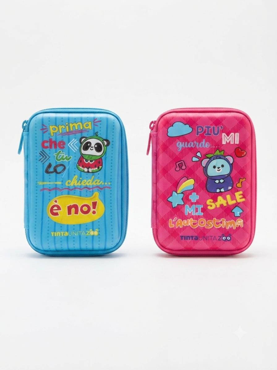 Astuccio one time rigido tinta unita zoo