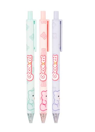 Set 3 Penne a Sfera Coccolotti linea Colourbook